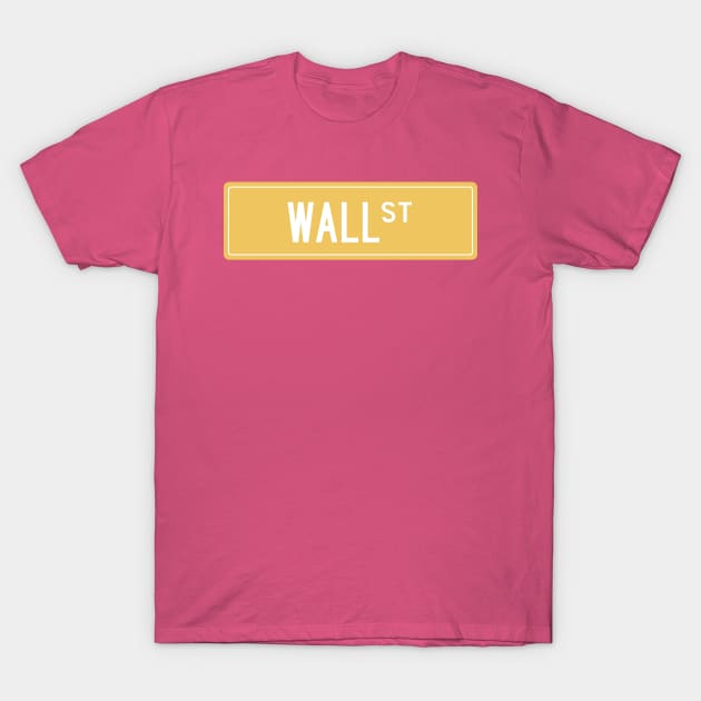 Wall st yellow T-Shirt by annacush